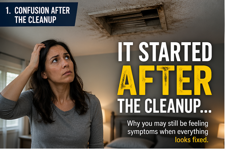 Occupant concerned about lingering conditions after rodent cleanup and attic remediation work